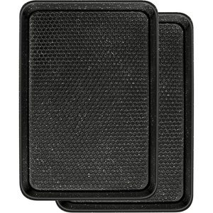 image:imageBaking Sheet Pan Set of 2 Wildone Commercial Cookie Sheets for Baking Nonstick Carbon Steel Oven Tray Half Sheet Pan 175x12 Inch Heavy Duty amp Easy CleanTextured Black