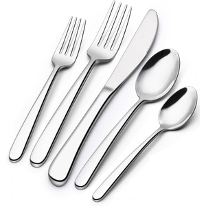 image:image60Piece Silverware Set for 12 Wildone Premium Stainless Steel Flatware Set Heavy Duty Cutlery Utensil Set for Home Restaurant Include Fork Knife Spoon Set Dishwasher Safe40